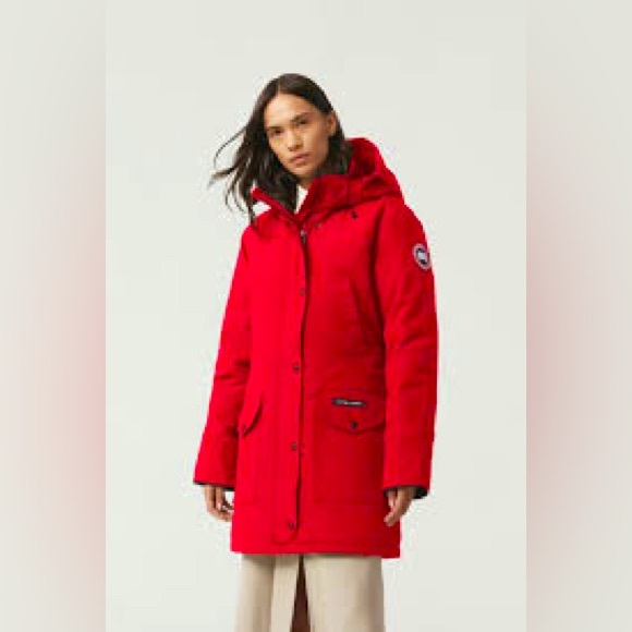 ❤️🌟HOST PICK🌟❤️ Canada Goose Red The Trillium Parka New with Tags $1750 - Picture 6 of 13